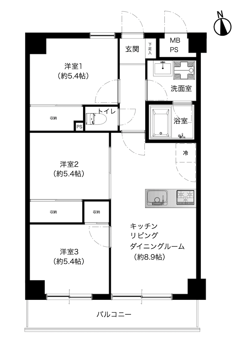 セザール堀切菖蒲園の間取り