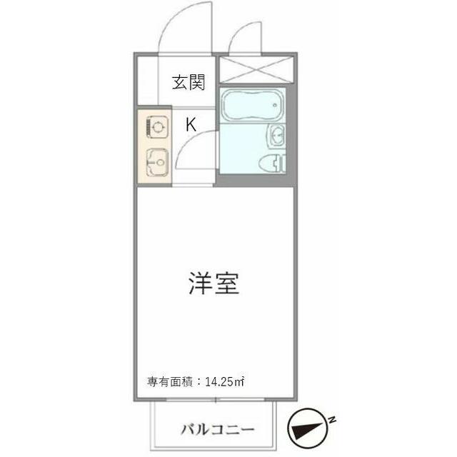 パールシティ第一豊島園の間取り図