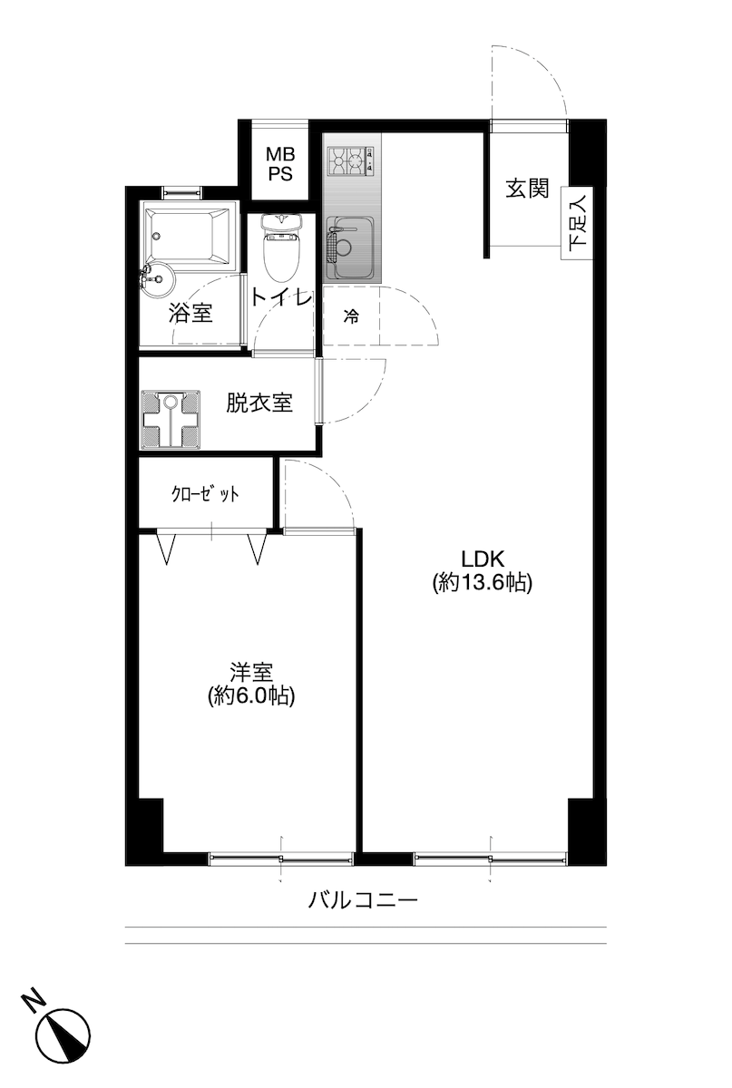 柏タウンハイツ間取り