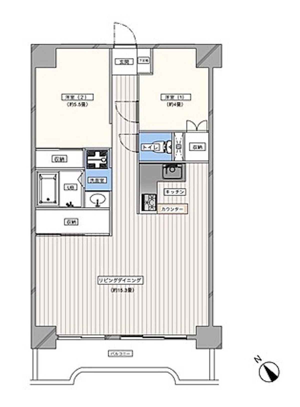 狛江グリーンプラザ　間取り図