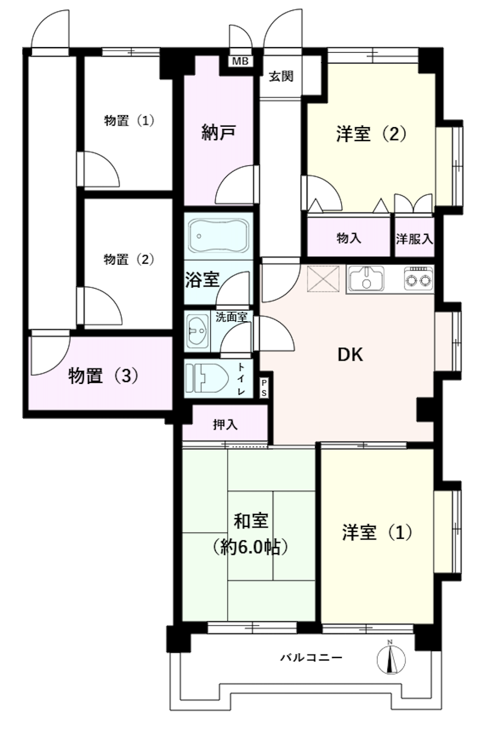 ユニテ千歳船橋の間取り