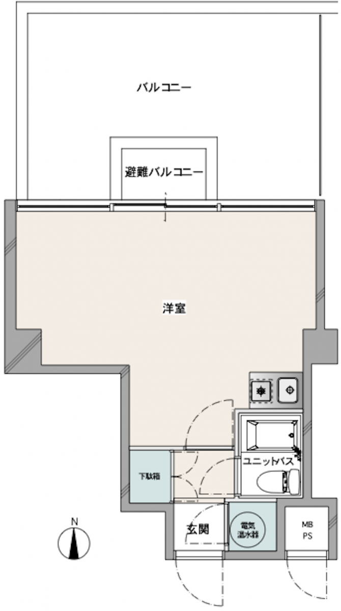 日興パレス高田馬場　間取り図