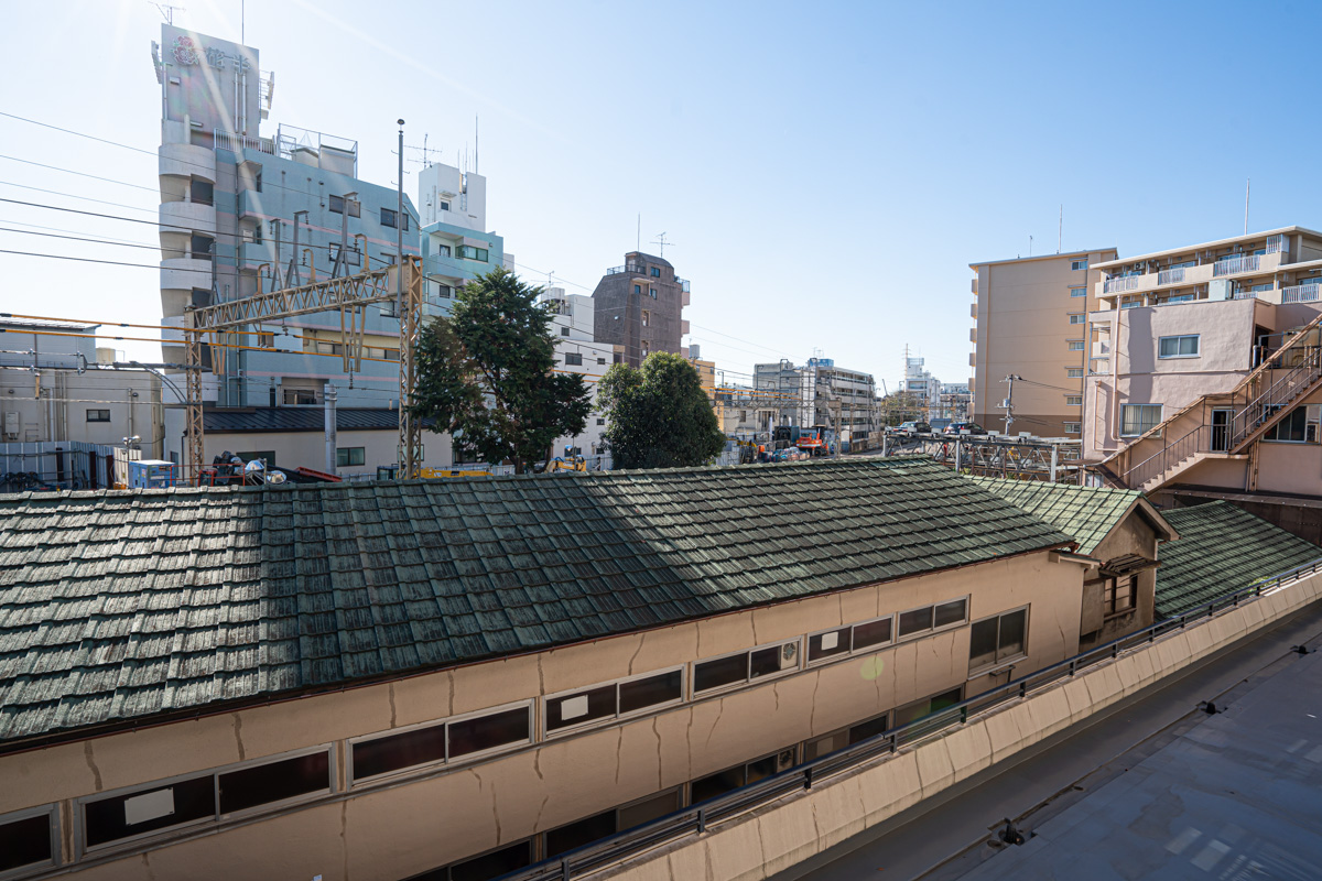 東急ドエルアルス笹塚のバルコニー