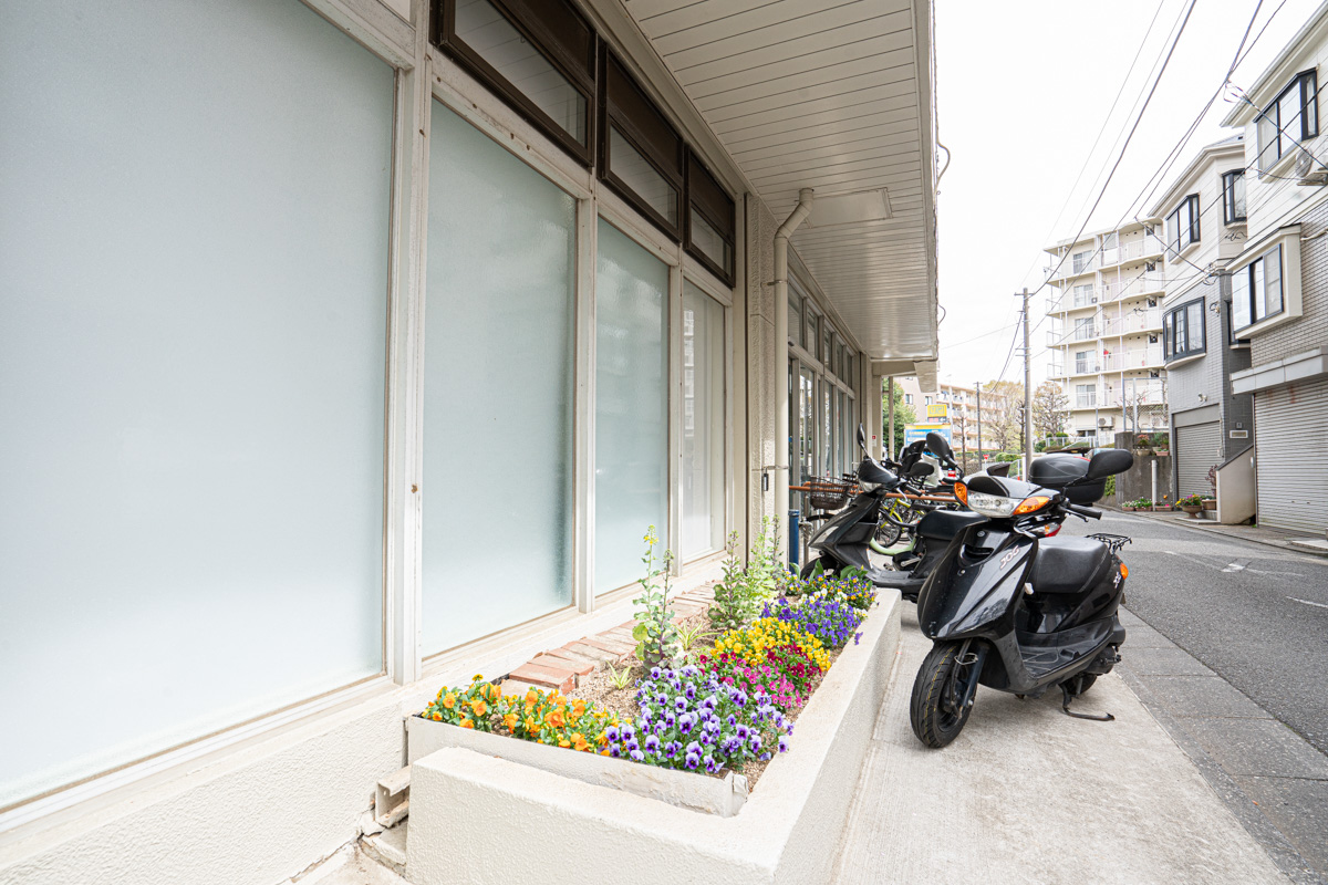 三田コーポの駐車場