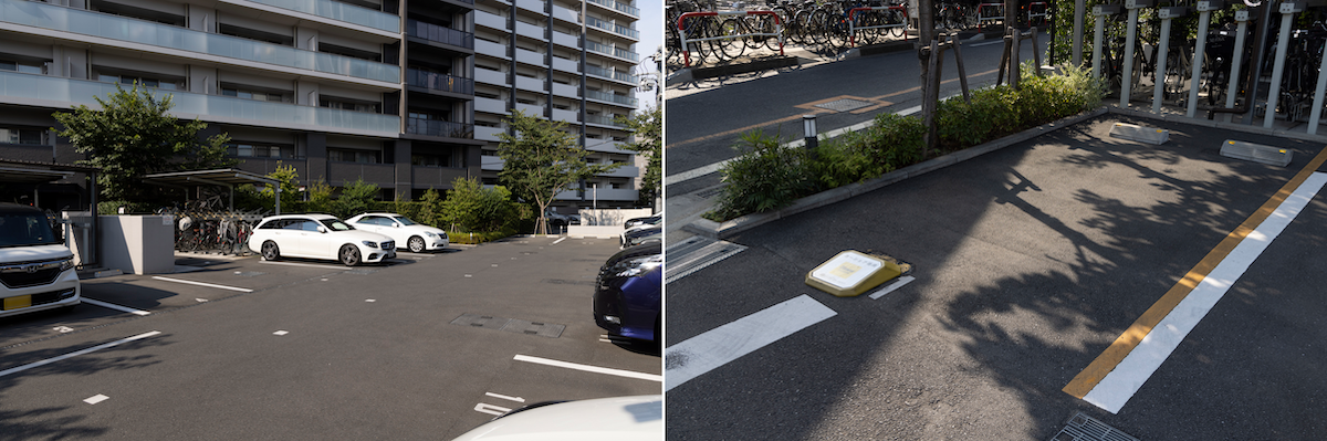 エステムコート川口並木サウスガーデンの駐車場