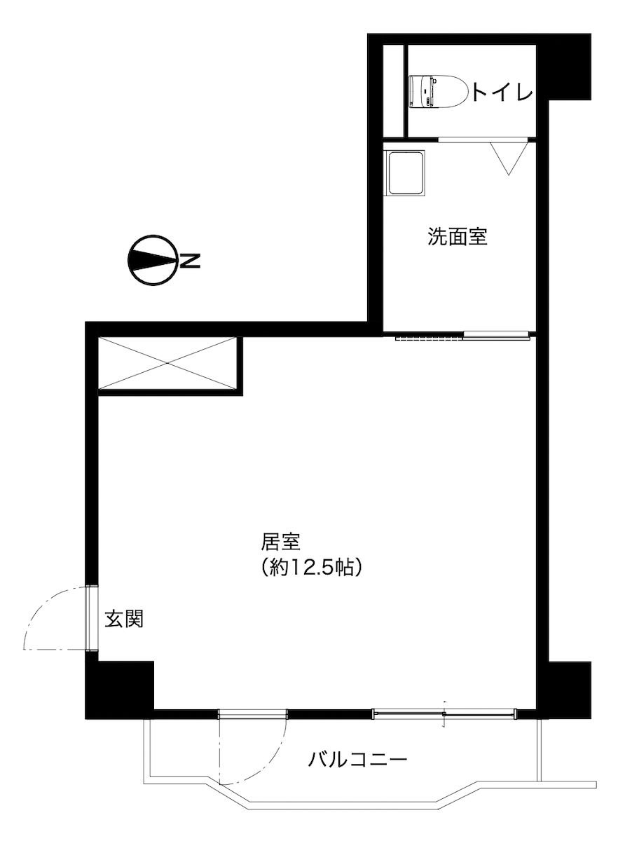 パシフィック哲学堂マンションの間取り図