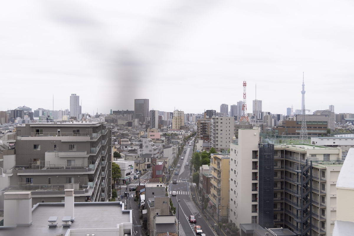 北千住第2ダイヤモンドマンションの屋上からの眺望