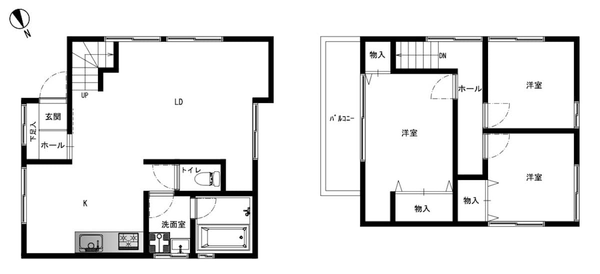 埼玉県新座市栄の間取り