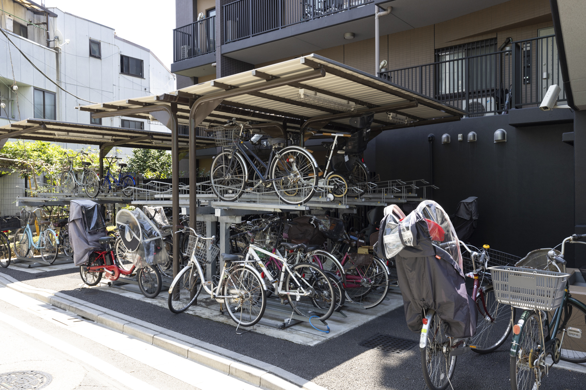 アンビシャス堀切菖蒲園の駐輪場