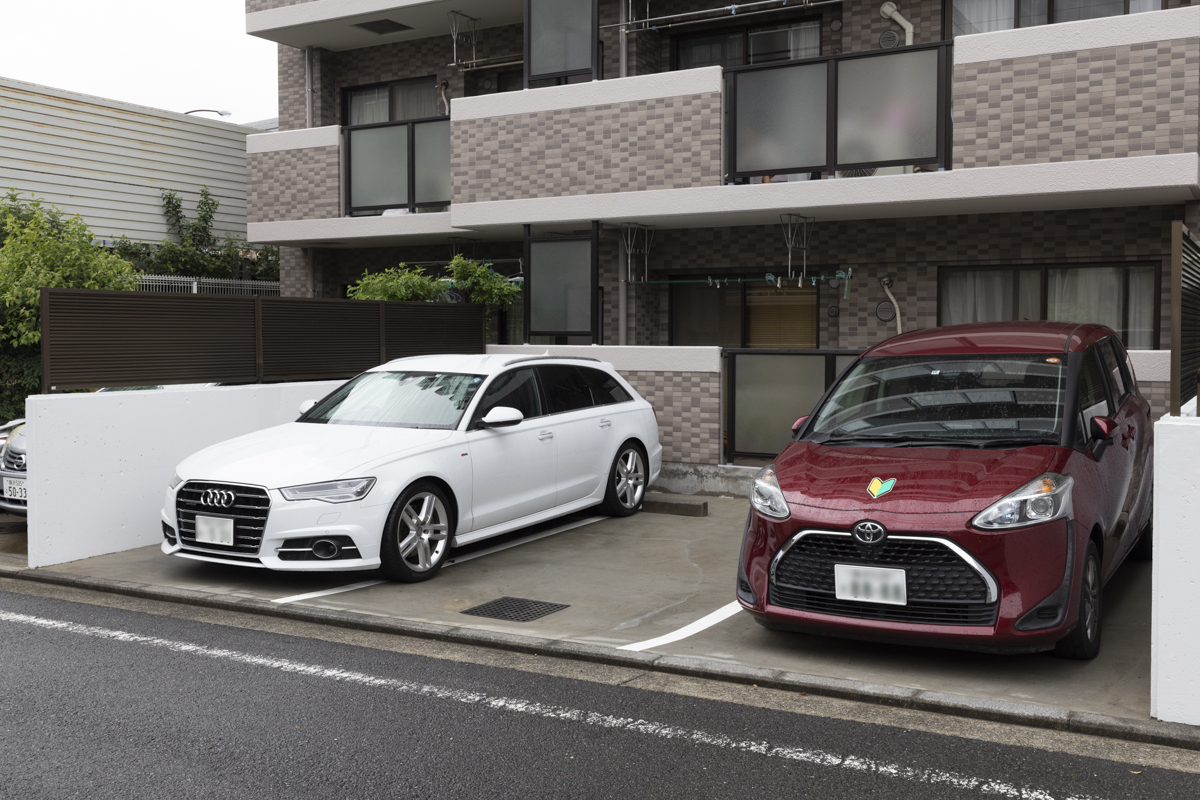 スカールたまプラーザの駐車場 