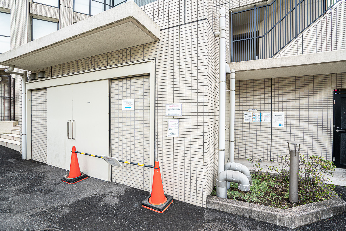 シティテラス横浜つづきの丘のゴミ捨て場