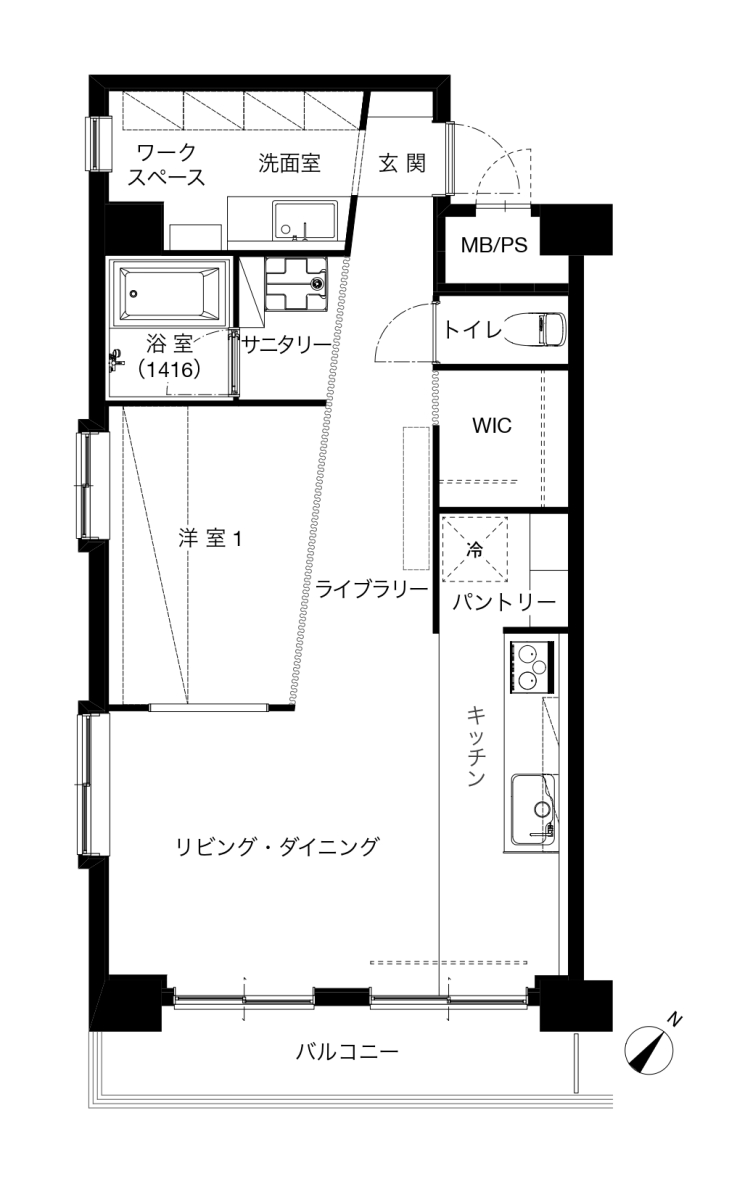 ライオンズプラザ本蓮沼の間取り