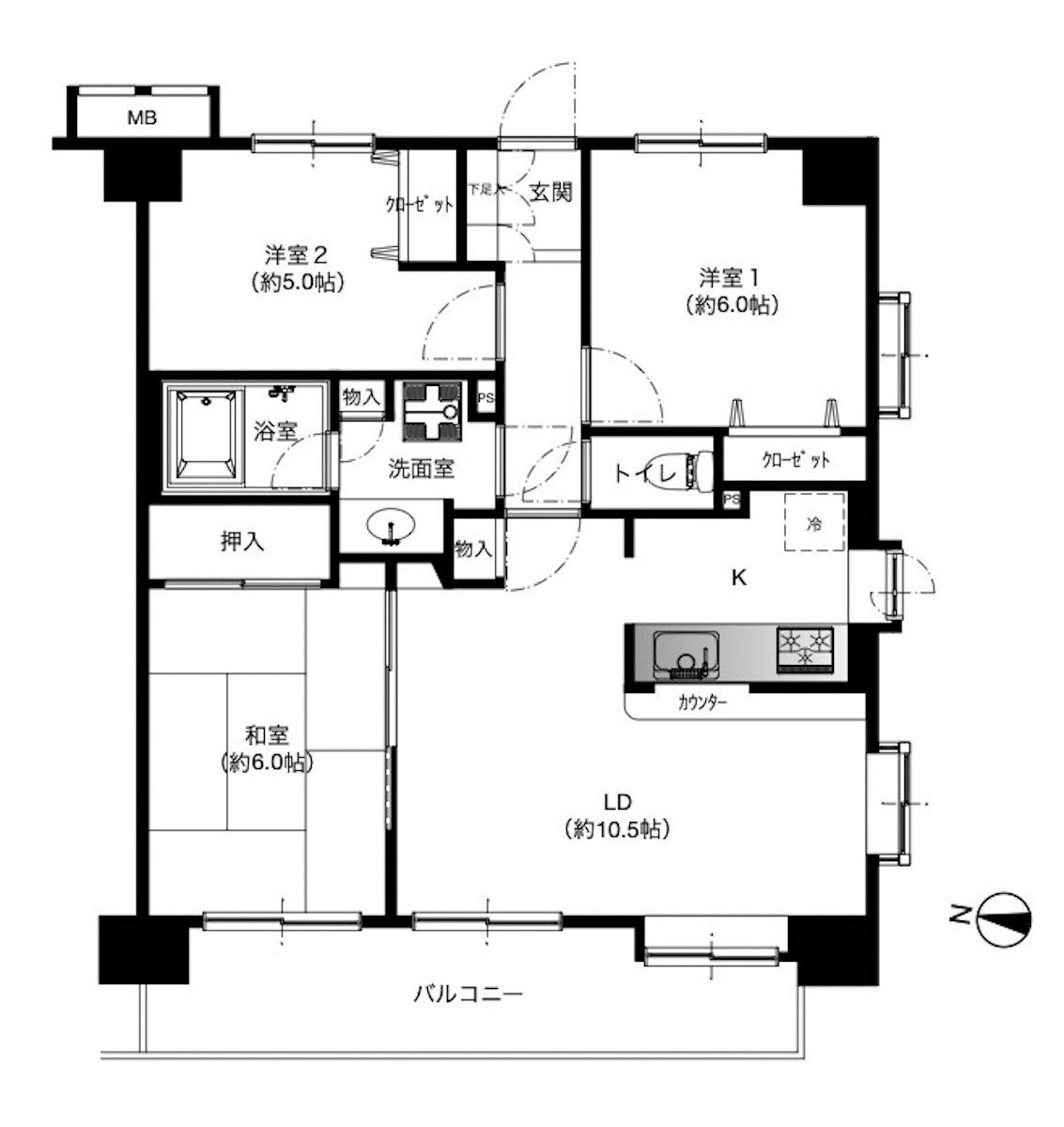 メイツ吉祥寺南の間取り図