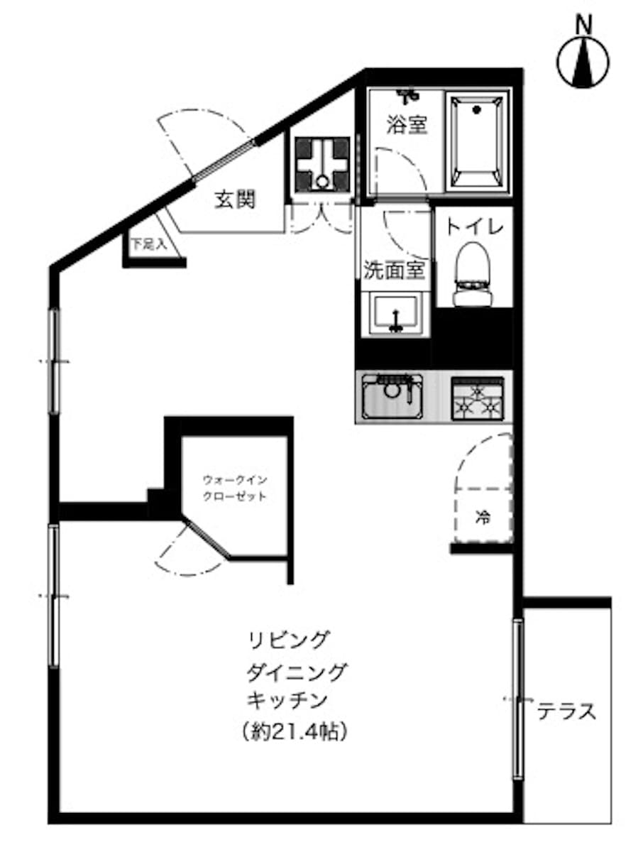 ビラ大泉学園 の間取り