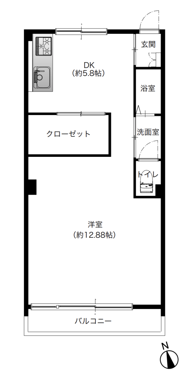 第二愛知マンション　
間取り