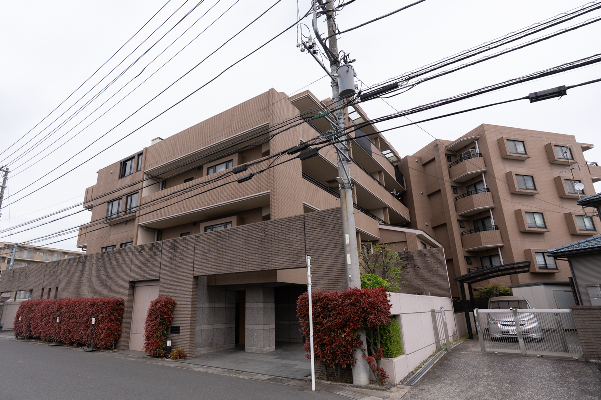 コスモ稲田堤ガーデンフォルム外観