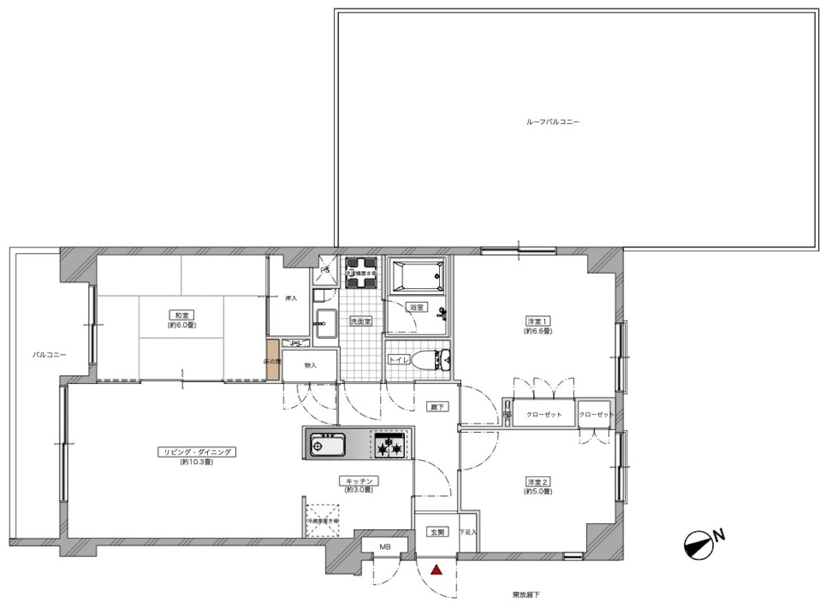 ソフィア梶ヶ谷　間取り図