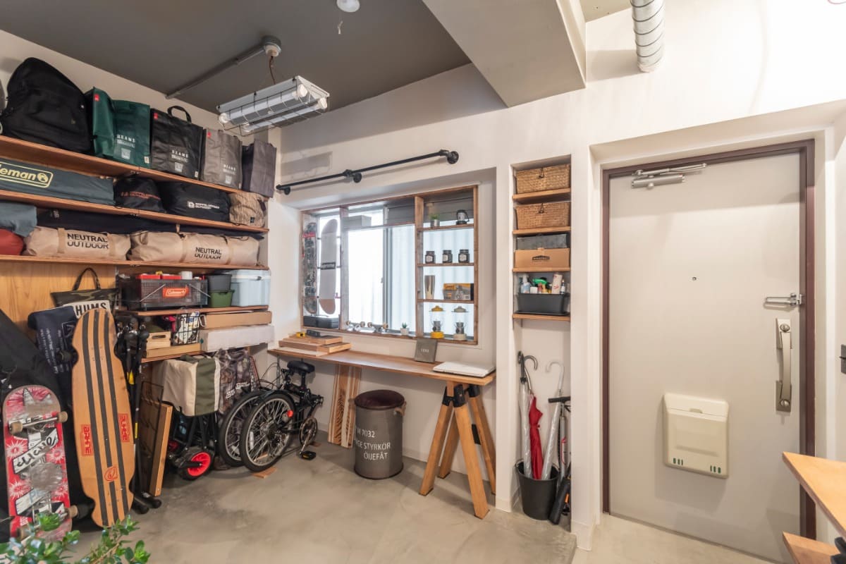 コスモステージ志木の玄関をリノベーションするイメージ画像