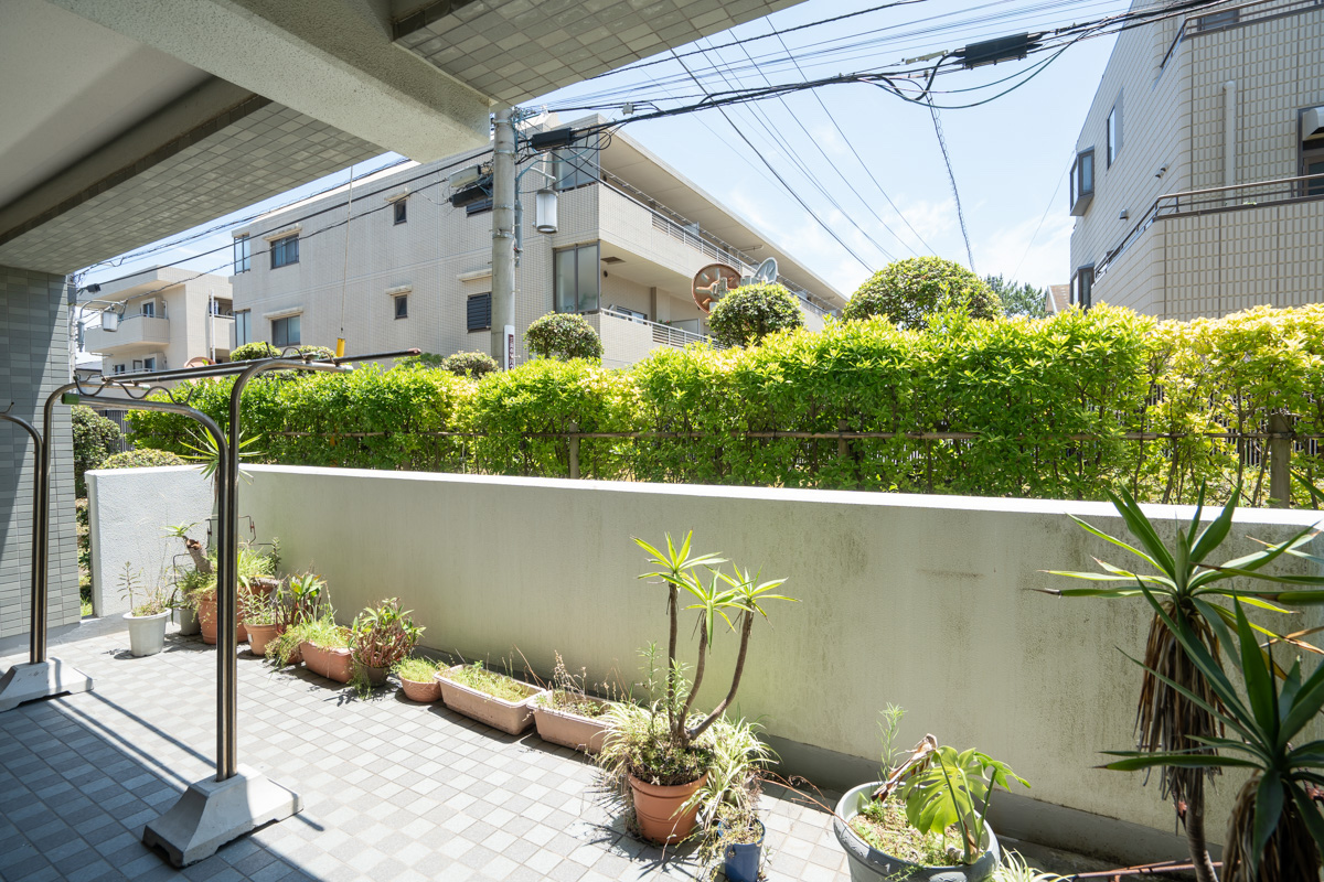 ライフヴィラ逗子のバルコニー